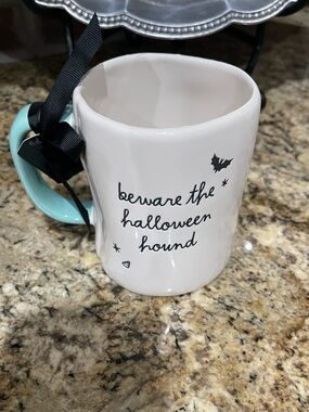 Rae Dunn Disney NIGHTMARE BEFORE CHRISTMAS BEWARE Zero mug - Brand NEW!